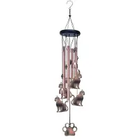 Semoic Windgong Buiten Dieren Windgong Katten Geliefden Cadeau Verjaardagscadeau Herdenkingscadeau Tuin Tuindecoratie