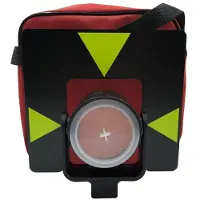 Typecat GPH1 GPR1 Enkel Prisma voor Zwitserse Totaalstations Constant 0 Mm, Geheel van Metaal met Landmeetinstrumenten met Zachte Zak