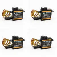 Exogio 4X ES9051 Plastics Digitale Servo 4.3g Waterdichte Servo met Tandwielen Gebruikt voor RC Auto Helikopter Boot Vliegtuig Accessoire