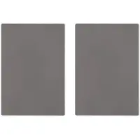 Typecat 2X Rubberen Stempelvel voor Lasergraveermachine met A4-Formaat 2,3 mm (Donkergrijs)