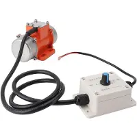 Torribaly 12V Vibratiemotor Aluminiumlegering 4000RPM Instelbare Snelheid Borstelloze Betonvibrator voor Apparatuur (15W)