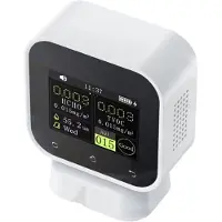 Typecat 4-in-1 Luchtkwaliteitsmonitor Touchscreen Formaldehydedetector HCHO TVOC HUM AQI Temperatuurtester