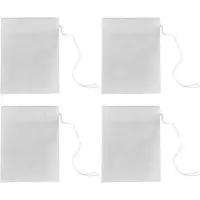 Semoic 1000 Stks/Partij Nieuwe Pla Biologisch Afbreekbaar Theezakje Filters Maïsvezel Koorden Theezakjes Koffie Filter 6X8Cm