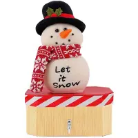 Semoic Kerstmis Sneeuwman Snoepdoos Schattige Kinder Geschenkdoos Kerstmis Vrede Fruit Doos Ornamenten Decoraties