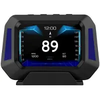 Typecat P21 HUD Autotester GPS Diagnostisch Hulpmiddel Dashboard Auto OBD-Monitor Auto LCD-Monitor
