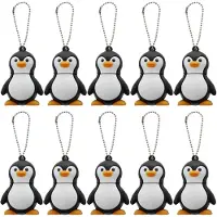 Torribaly 10X 32GB Novelty Cute Baby Penguin USB 2.0 Flash Drive Data Memory Stick Device - Black and White