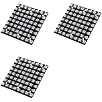 Typecat 3X WS2812 LED 5050 RGB 8x8 LED Matrix WS2812B 8x8 64-Bit Volledige Kleur 5050 RGB LED Lamp Paneellicht