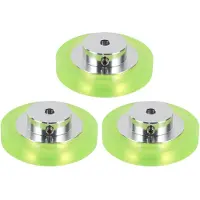 Torribaly 3X 200mm Aluminum Polyurethane Industrial Encoder Wheel Measuring Wheel for Measuring Rotary Encoder
