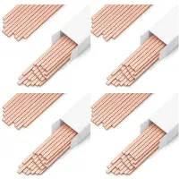 Typecat 160 Staven 15% Zilveren Soldeerstaven - Platte Fosforkoper Lasstaven voor HVAC, Airconditioners, Soldeerlegering 25 cm