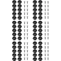 ISTOVO 60 Stuks Deklijngeleider, Sleuf, Ronde Trekkoordgesp, Montageaccessoires voor Kajak, Kano, Boot