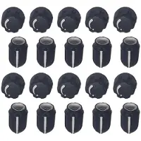 ISTOVO 10 Paar Volumeknoppen voor EP350 CP165 CP185 CP476 CP477 CP1300 CP1308 CP1208 CP1608 CB PRO Walkietalkie Radio-Onderdelen
