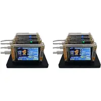 Typecat 8X 987KH/S NMMiner NerdMiner + 4 Slots Stand Verbeterde Harshrate 2.8 Inch Display Bitcoin Crypto Solo Loterij Miner