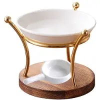 Tlily Lampkachel Etherische Oliebrander Keramiek Diffuser Ijzer Decoratie Ovenhouder Kantoor Waxmelt Open Haard