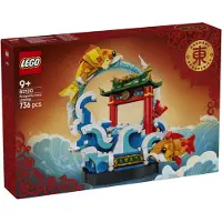 LEGO Chinese Festivals: Springend karper van overvloed, bouwset, vanaf 9 jaar, kunststof, 736 onderdelen, 993 gram