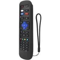 Typecat Siliconen Hoesje voor TCL voor R50B7120UK R55A7200GTUK TV-Afstandsbediening Beschermhoes Zwart
