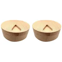 Typecat 2X 7 Dagen Wekelijkse Houten Pillendoosje Opbergdoos Massief Houten Pillendoosje Compartiment Geneeskunde Tablet Dispenser Splitters Organizer