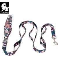 TrueLove Honden riem - Riem - Hond - Uitlaten - Wandelen - 140 cm - Blauw bont - M
