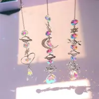 Tlily D Kristal Windgong Zon Catcher Diamant Prisma Hanger Dromenvanger Regenboog Chaser Opknoping Drop Huis Tuin Decor