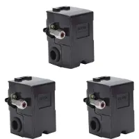 Torribaly 3Pcs Air Compressor Universal Pressure 95-125 Psi for Air Compressor Pump Control Valve