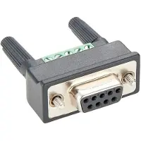 ISTOVO DB9 Naar Klemmenblokadapter DB9F-Naar-TB voor MOXA voor Industriële Automatisering en Seriële Communicatie