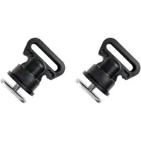 Tlily 2X Verbindende Onderdelen voor Kajakrailmontage, Verticale Bevestigingspunten op Rupsbanden voor Het Vastzetten van de Koeler, Kajakaccessoires Om Te