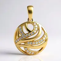 Cavill - 9 Karaats Geelgouden Hanger - 28 I2 H Ronde Diamanten 0,205 ct - Melo Gold Luxe Elegante Sieraad Afrikaanse Diamant