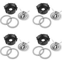 Typecat 4X Blenderaccessoires Compatibel met Blender Blades Base, Compatibel met Osterizer Blender Vervangende Onderdelen