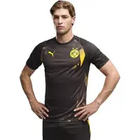 Puma Bvb Borussia Dortmund 26/27 Warm Up Pre Match Short Sleeve T-shirt Zwart S Man
