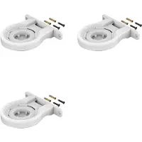 Torribaly 3X Muurbeugel Ingebouwde Kabelbeheer Ruimtebesparende Beugel Wandplank voor Nest WiFi Draadloze Router