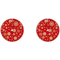 Typecat 2X Kerstboom Rok Tapijt Vloermat Outdoor Deken Xmas Vloermat Cover Home Party Nieuwjaar Decoratie, D