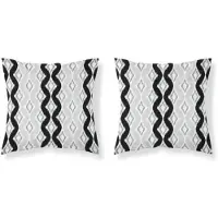 Detexpol Decoratieve kussensloop 45x45 cm, geometrisch, katoenmix, met rits