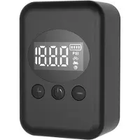 Tlily Fietspomp Elektrische Draagbare Fietspomp met Digitale PSI Manometer Motorfiets Racefiets Bandenpomp