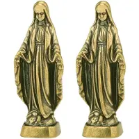 Tlily Onze Lieve Vrouw Decoratie Religieuze Kerst Geboorte Ornament Onze Lieve Vrouw Beeld Jezus Beeld Religieuze Beeld Bureaublad Display