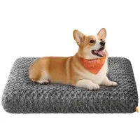 BellaFurn Hondenbed met zachte vulling | Leigrijs | 95x60x10 cm