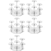 Typecat 5X Acryl Risers Display Stand,7Tier Parfum Organizer en Cupcake Stand,Opslag Display Stand voor Collectibles en Ambachten
