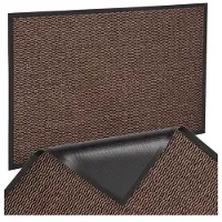 Gockowiak Antislipdeurmat Bruin 80x120 cm - Rubber PVC en Polypropyleen