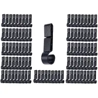 Tlily 100 Stuks Helmclips voor Hoofdlamp, Helmaccessoires, Hoofdlamphaak, Helmclips, Hoofdlampclips