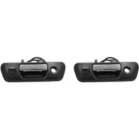 Jojomino 2X Rearview Backup Camera Tailgate Handle Camera Vehicle Backup License Plate Cameras Night Vision for NP300