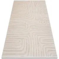 Rugsx FROJE 1774 Lijnen – Scandinavische stijl, met textuur, modern crème / beige 240x330 cm