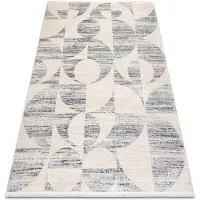Rugsx FROJE 1773 Geometrisch – Scandinavische stijl, met textuur, modern crème / grijs 240x330 cm