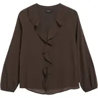 s.Oliver Black Label Blouse donkerbruin