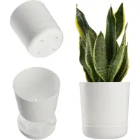 Kadax De Witte van de Pot 15cm - Stijlvols van Kunststof Duurzaam