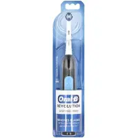 Oral-B Revolution batterijtandenborstel met (1) opzetborstel, inclusief zwarte batterijen