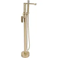 REA - Vloeren Badmengkraan Logan Brush Gold - 24 x 15 x 101,5 cm