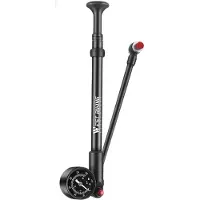 Semoic WEST BIKING Fietspomp 300 PSI Hoge Druk met Manometer Fietsvoorvorkpomp voor Schraderventiel Inflator Fietsaccessoires
