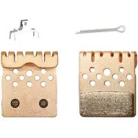 Semoic Gesinterde Remblokken voor Fietsen, Warmteafvoerende Metalen Schijfremblokken, Mountainbikes, Fietsaccessoires BP006F