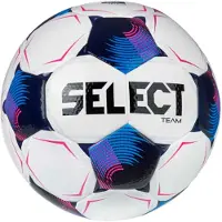 Select Team V26 Voetbal Maat 5 Wit Blauw Felroze