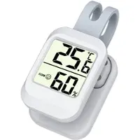 Tlily Gitaarbevochtiger met Thermometer en Hygrometer voor Gitaarbevochtiger Anti-Droogpaneel Krakende Gitaaraccessoires Wit