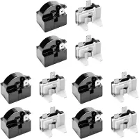 Typecat 6x 1-Pins QP2-4.7 PTC-Startrelais, 1-Pins Koelkast-Startrelais en 6750C-0005P Overbelastingsbeveiliging Koelkast