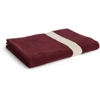 HAY Stripe Badhanddoek Burgundy